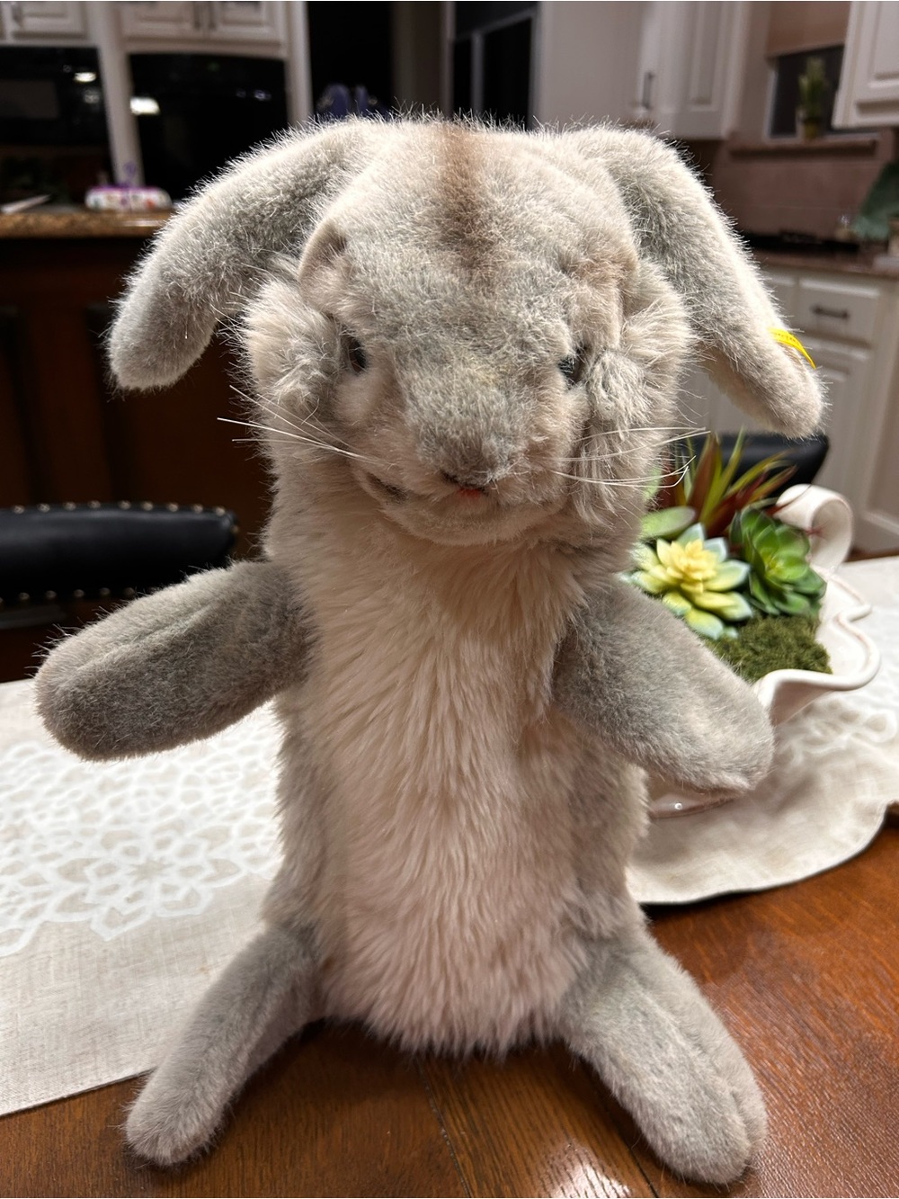 Vintage Steiff Jolly Hase Rabbit Puppet - German production